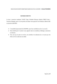 Mise en place des BPF cosmétiques selon la norme ISO 22716