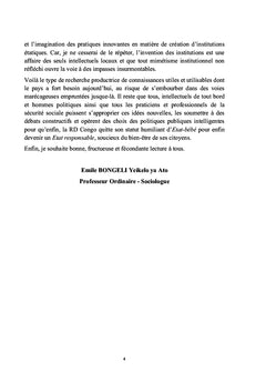 Reforme de la Sécurité Sociale en RD Congo