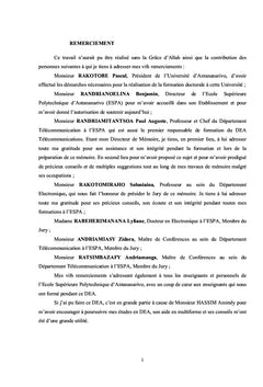 Propositions de lois sur les Télécoms pour l'Union des Comores en 2008