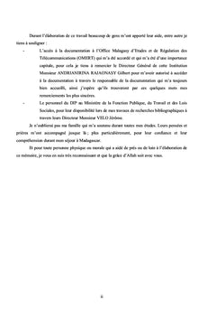 Propositions de lois sur les Télécoms pour l'Union des Comores en 2008