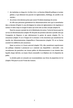 Propositions de lois sur les Télécoms pour l'Union des Comores en 2008