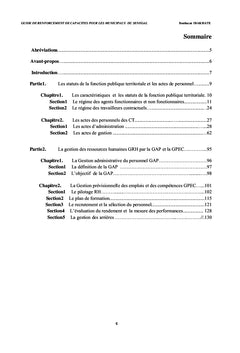 Tome 4. Guide de renforcement de capacités des municipaux du Sénégal