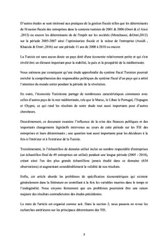Taux d'imposition effectif et crise des finances publiques en Tunisie