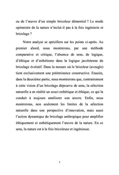 L'ingéniosité du bricoleur chez François Jacob