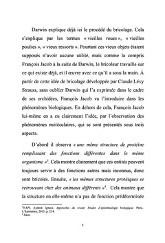 L'ingéniosité du bricoleur chez François Jacob