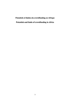 Potentiels et limites du crowdfunding en Afrique
