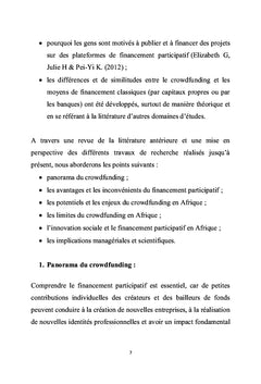 Potentiels et limites du crowdfunding en Afrique