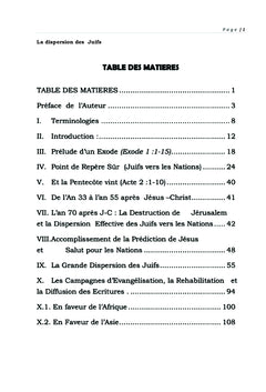 La Dispersion des Juifs et la Civilisation dans le Monde Contemporain