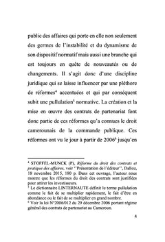 Les contrats de partenariat public-privé :
