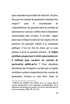 Les contrats de partenariat public-privé :