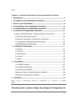 Soubassements théoriques de l'enseignement de la grammaire au lycée