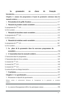 Soubassements théoriques de l'enseignement de la grammaire au lycée