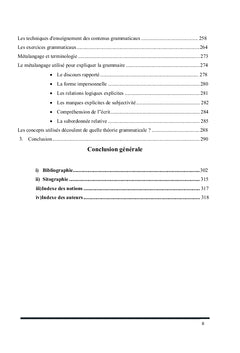 Soubassements théoriques de l'enseignement de la grammaire au lycée