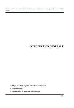 Soubassements théoriques de l'enseignement de la grammaire au lycée