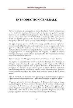 Modélisation de la propagation du streamer dans l'azote