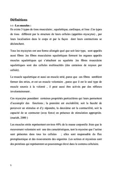 Influence de deux régimes de contraction musculaire