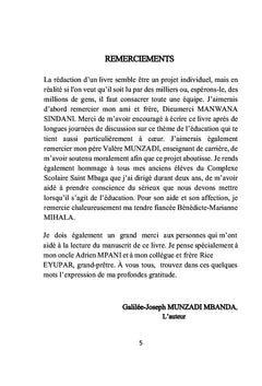 Réussir le pari de la gratuité de l'enseignement en RDC