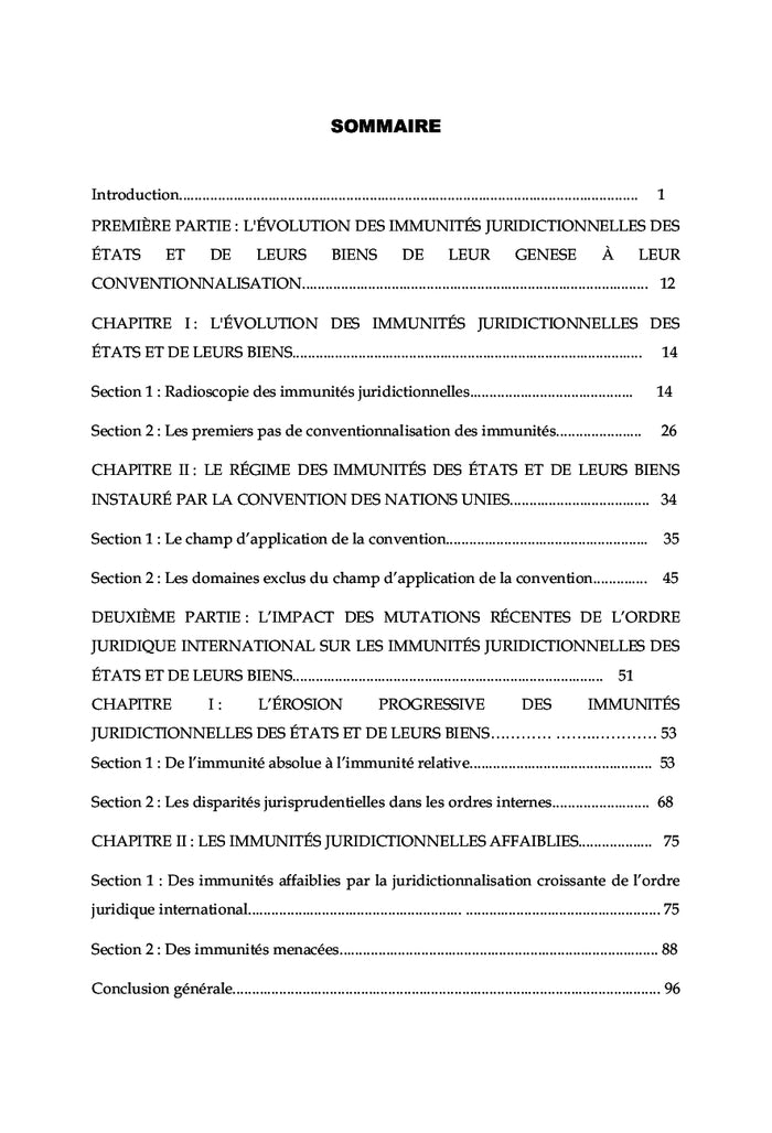 Les mutations récentes des immunités des Etats et de leurs biens