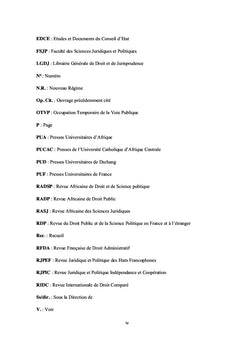 La protection du domaine public en Afrique - Tome 1