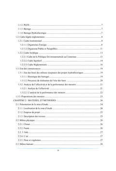 Évaluation des mesures de PGES