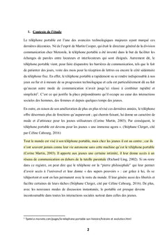 La problématique du téléphone portable dans les interactions sociales