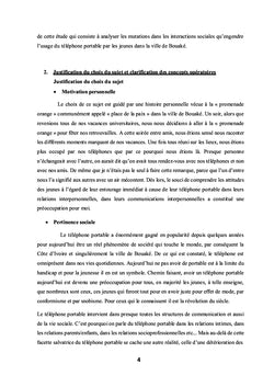 La problématique du téléphone portable dans les interactions sociales