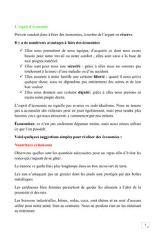 Le budget et la gestion familiale