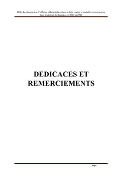 Rôle des Pharmaciens d'officine et hospitalier pendant la Covid-19