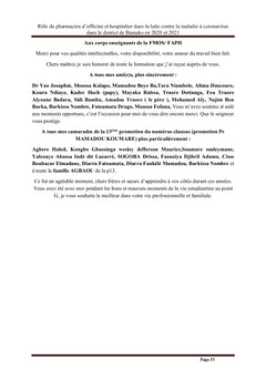 Rôle des Pharmaciens d'officine et hospitalier pendant la Covid-19