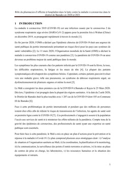 Rôle des Pharmaciens d'officine et hospitalier pendant la Covid-19