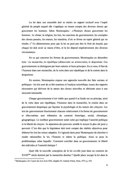 Le Principe de la loi chez Montesquieu