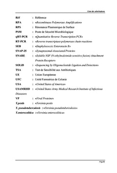 Rôle du laboratoire de microbiologie dans la réponse au bioterrorisme