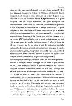 Rôle du laboratoire de microbiologie dans la réponse au bioterrorisme