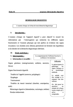 Guide infirmier des urgences chirurgicales digestives
