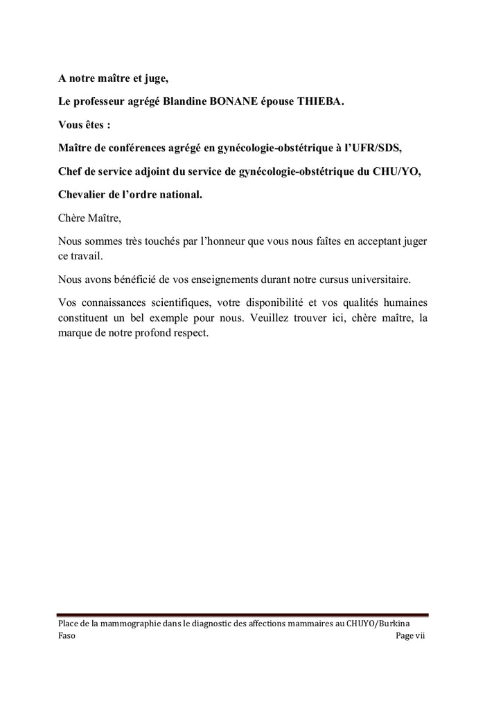 Mammographie et difficultés diagnostiques des affections mammaires