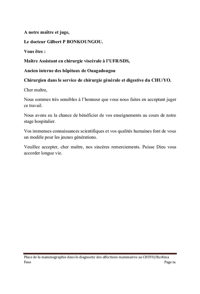 Mammographie et difficultés diagnostiques des affections mammaires