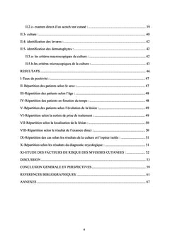 Les mycoses cutanées