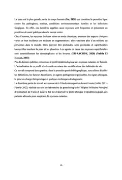 Les mycoses cutanées