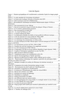 Sismotectonique du bassin inférieur du Nekor - Maroc