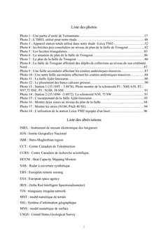 Sismotectonique du bassin inférieur du Nekor - Maroc