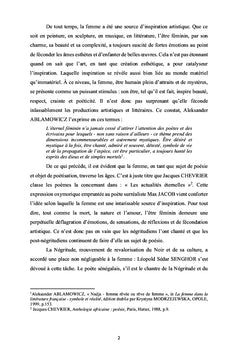 La femme comme ferment de poéticité dans l'écriture post-négritudienne