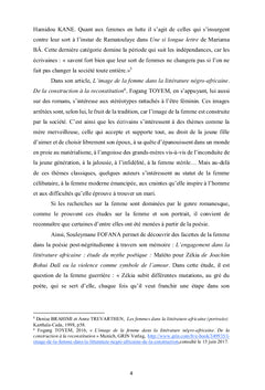 La femme comme ferment de poéticité dans l'écriture post-négritudienne