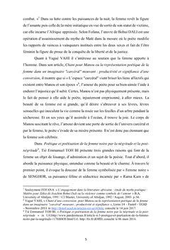 La femme comme ferment de poéticité dans l'écriture post-négritudienne