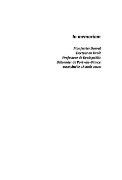 Constitution de la République d'Haïti