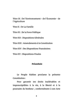 Constitution de la République d'Haïti