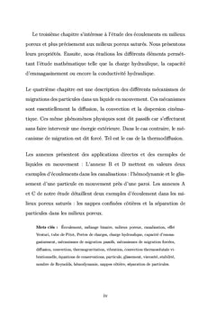 Introduction aux écoulements en canalisations et milieux poreux