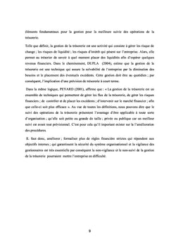 Gestion de la trésorerie