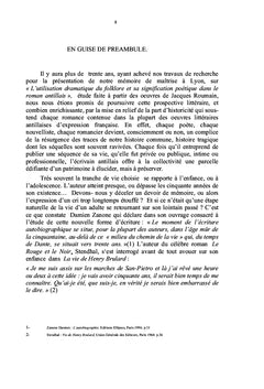 L'enfant créole à travers l'histoire littéraire antillaise. TOME 3