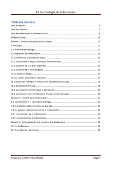 LA TECHNOLOGIE DE LA BIOMASSE