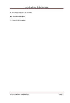 LA TECHNOLOGIE DE LA BIOMASSE